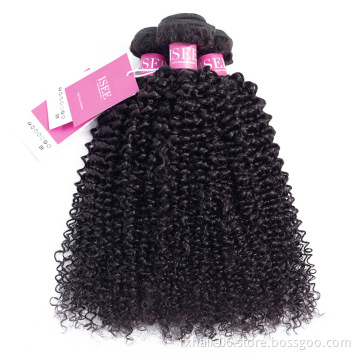 Wholesale Brazilian Virgin Human Hair Kinky Curly Bundles Double Weft 100% Virgin Cuticle Aligned Hair